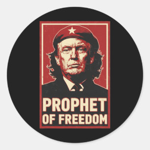 Adesivo Divertido Trump Che Guevara Profeta Do Amor à Libe