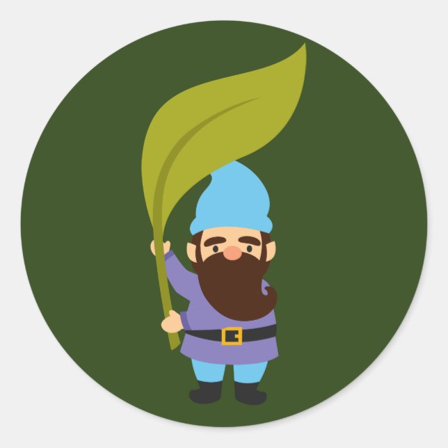 Adesivo Divertimento dos gnomos do jardim (Frente)