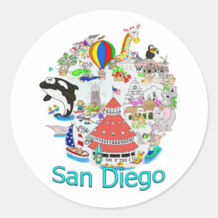 Adesivo Divertimento San Diego California