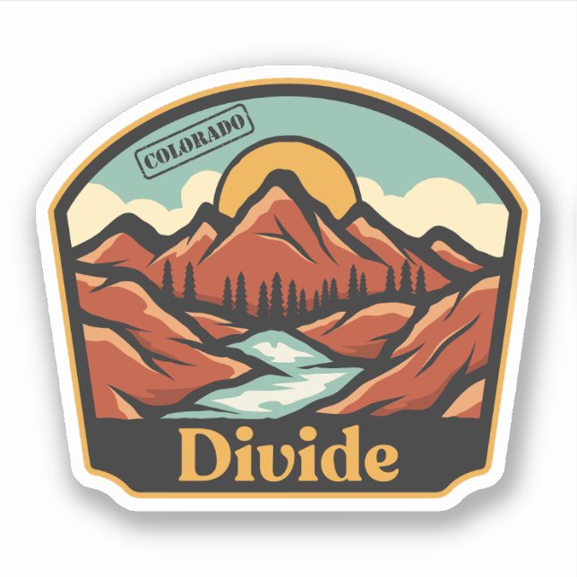Adesivo Divide, Colorado (Frente)