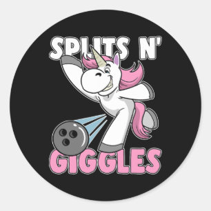 Adesivo Divide N' Giggles Unicorn Boliche Bowler