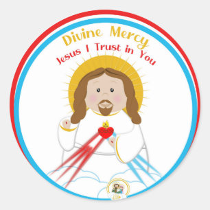 Adesivo Divino Compaixão Jesus Confio em você