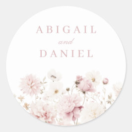 Adesivo Divino Elegância: Casamento Floral do Jardim de Bl