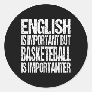 Adesivo Divirta Bysketbyll Cita Inglês É Jogador Important
