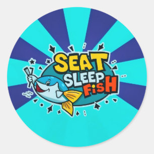 Adesivo Divirta-se com o Peixe do Sono!