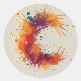 Adesivo Divisão C da Aquarela