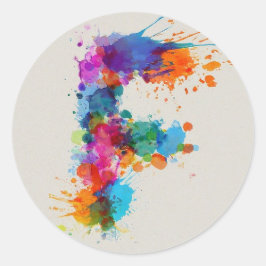 Adesivo Divisão de Aquarela F