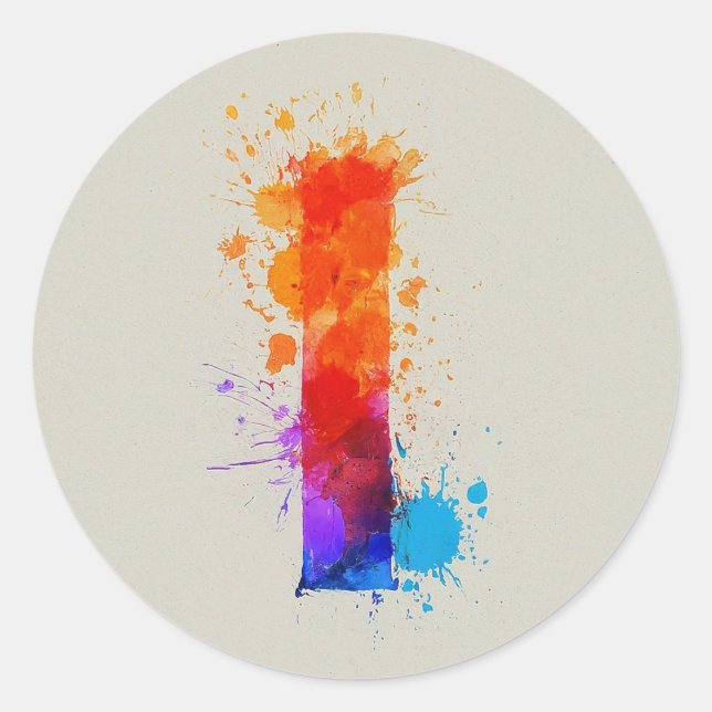 Adesivo Divisão de Aquarela I (Frente)