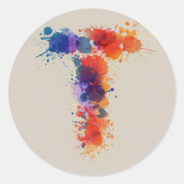 Adesivo Divisão de Aquarela T