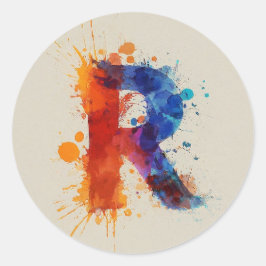 Adesivo Divisão de Cores de Água R