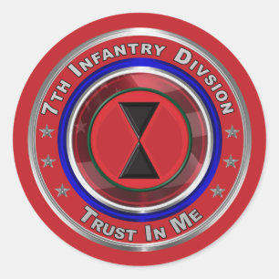 Adesivo Divisão de Infantaria de 7 "Bayonet Division"
