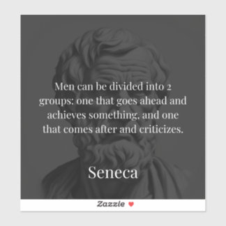 Adesivo Divisão do Seneca: Os Doers e os Críticos