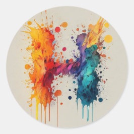 Adesivo Divisão H da Aquarela