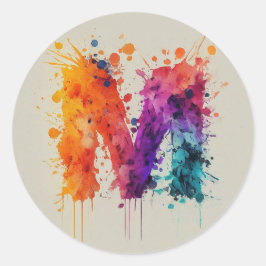 Adesivo Divisão M da Aquarela