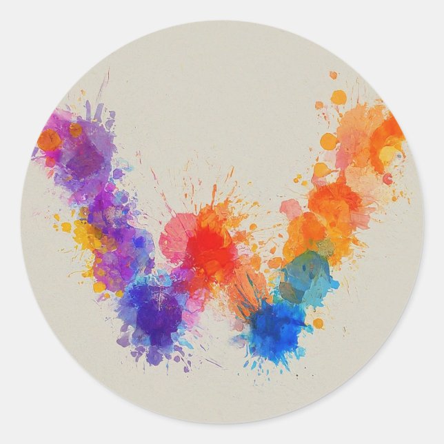 Adesivo Divisão W da Aquarela (Frente)