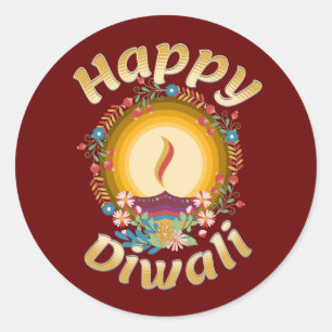 Adesivo Diwali Festival das Luzes Hindu Sikh Jain