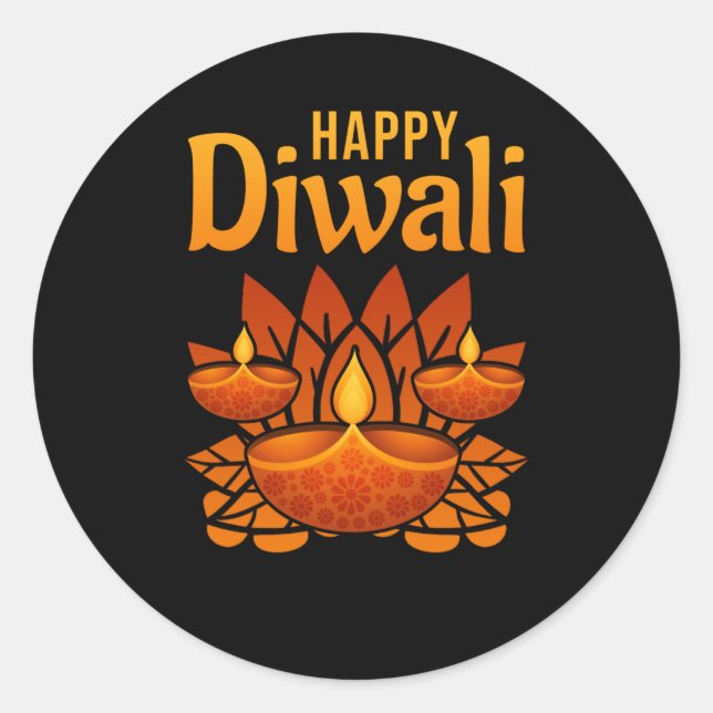 Adesivo Diwali Happy Diwali (Frente)