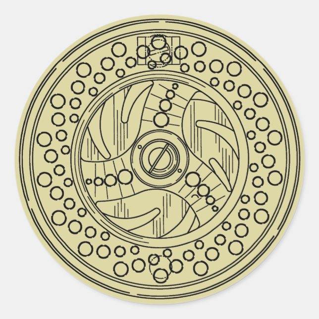 Adesivo Dizendo Velha Pesca| Truta marrom (Frente)