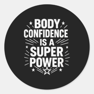 Adesivo Dizer Motivacional de Confiança Corporal