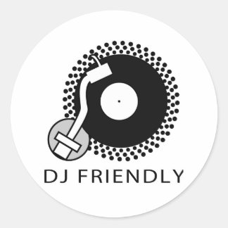 Adesivo DJ Amigável