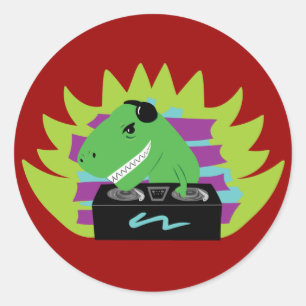 Adesivo Dj-assaurus Rex