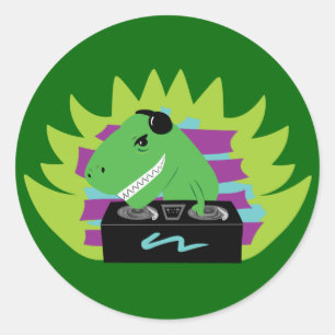 Adesivo Dj-assaurus Rex