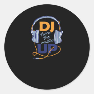 Adesivo DJ aumente a música