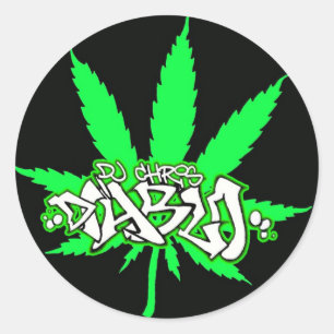 ADESIVO DJ CHRIS DIABLO LOGO 4