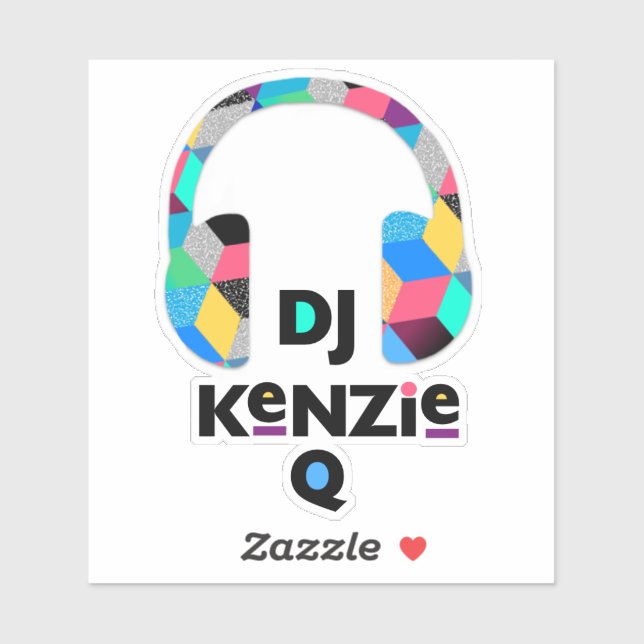 Adesivo DJ Kenzie Q Recort Vinyl Sticker (Folha)