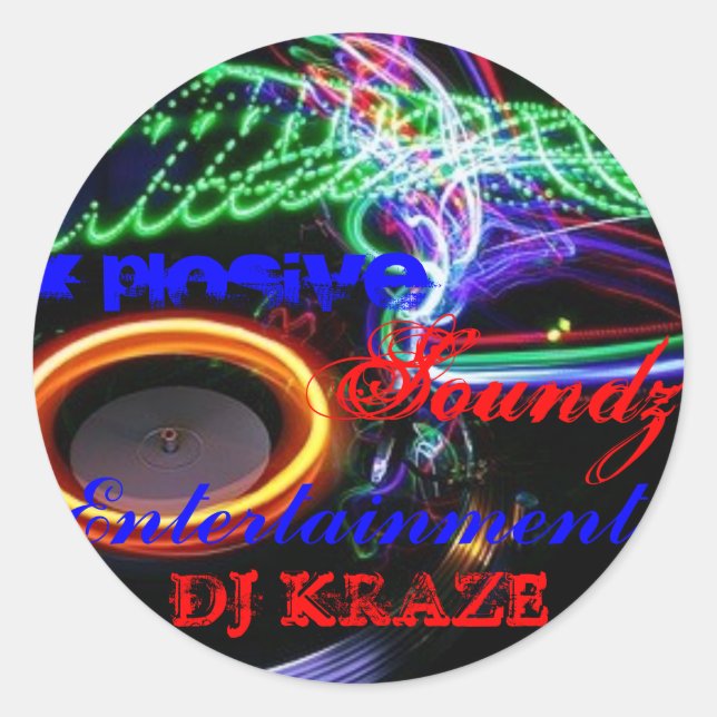 ADESIVO DJ KRAZE (Frente)