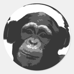 ADESIVO DJ MONKEY
