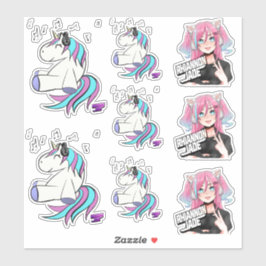 Adesivo DJ Rhiannon Jade logo pack vinyl sticker/decal