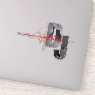 Adesivo DJ. Sinta a música