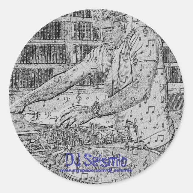 Adesivo DJ Sismic- Makin Music! (Frente)