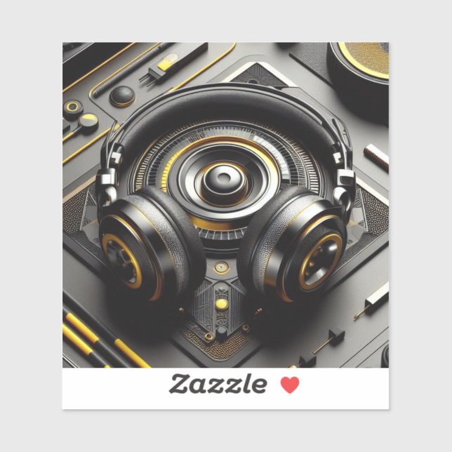 Adesivo DJ Sticker (Folha)