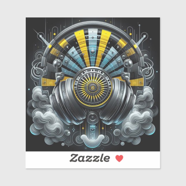 Adesivo DJ Sticker (Folha)