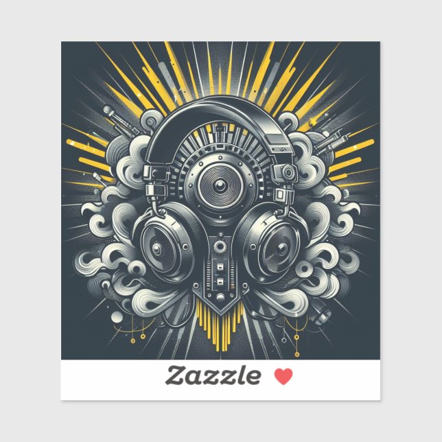 Adesivo DJ Sticker (Folha)