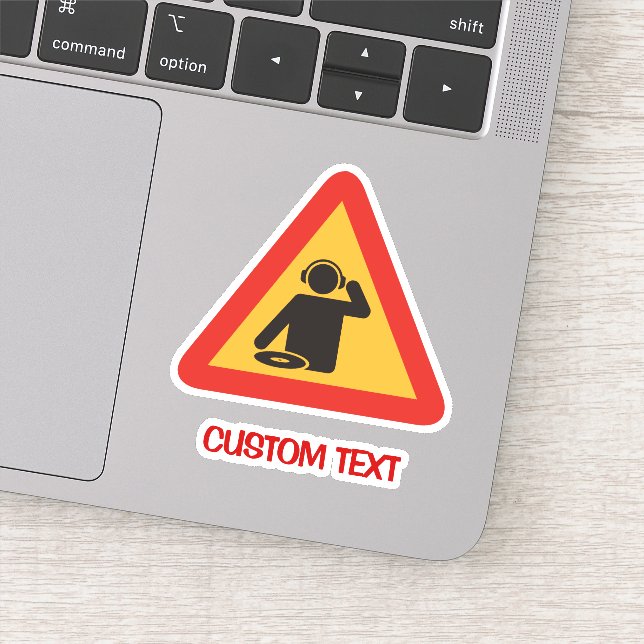 Adesivo DJs Perigosos no Trabalho (Detalhe)