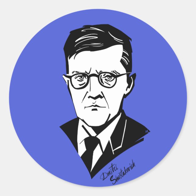 Adesivo Dmitri Shostakovich (Frente)