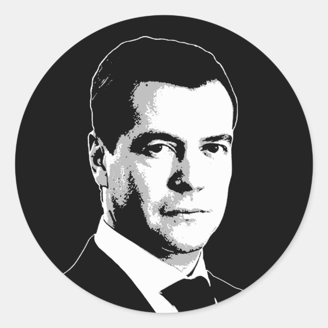 Adesivo Dmitry Medvedev (Frente)