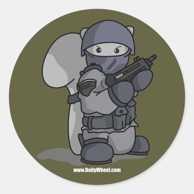 Adesivo do agente SQRL (Frente)