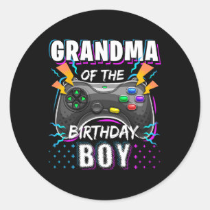 Adesivo Do Aniversário Do Jogo De Vídeo Aparente