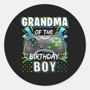 Adesivo Do Aniversário Do Jogo De Vídeo De Aniversário 4