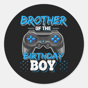 Adesivo Do Aniversário Do Jogo De Vídeo De Aniversário Do