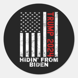 Adesivo Do Biden Kids Men Trump 2024 Flag Anti Joe Biden