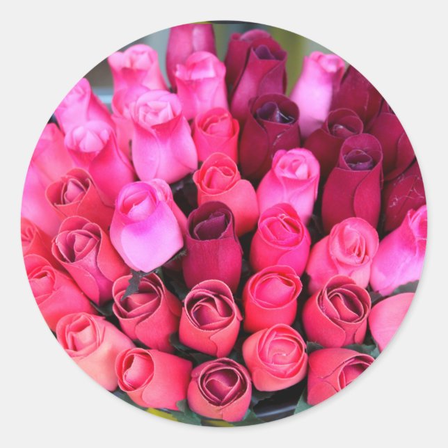 adesivo do bouquet de rosa (Frente)