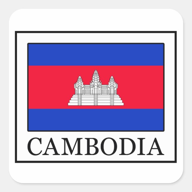 Adesivo do Camboja (Frente)