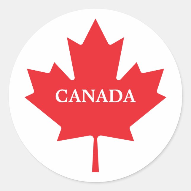 Adesivo do CANADÁ (Frente)