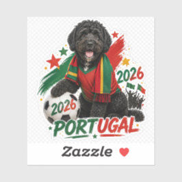 Adesivo do Cão da Seleção de Futebol de Portugal 2