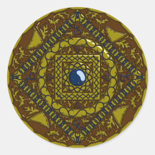 Adesivo do Capricórnio Mandala